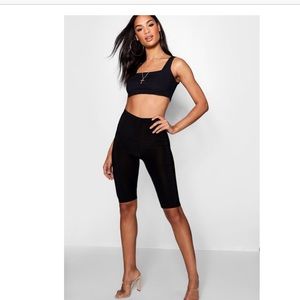 Slinky biker shorts ... Boohoo UK